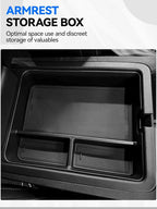 ELECFRESH 4PCS Center Console Organizer Tray for 2023-2026 Honda Pilot 2024-2026 Honda Ridgeline&Passport Accessories, Armrest Storage Box and Divider, Hidden Storage Box and Cup Holder