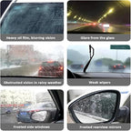 Film Cleaning Brush: Rain Vision Coating, Automotive Glass Polishing Cleaner, Portable Window Stain Remover Tool, PA Cleaning