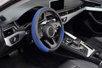 KAFEEK Steering Wheel Cover, Universal 15 inch, Microfiber Leather Viscose, Breathable, Anti-Slip,Warm in Winter and Cool in 