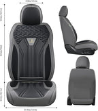 FLORICH Leather Seat Covers, Seat Covers Full Set, Car Seat Protectors 5 Seats, Automotive Seat Covers Fit for Most Cars Truc