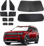 TINGLU Window Shades for Hymdai Santa Fe 2024-2026 Accessories Car Side Full Windows Rear Triangular Windshield Sun Shade Sun UV Rays & Privacy Protection for Camping 10PCS