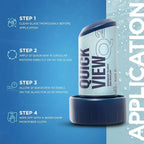 GYEON Quartz QuickView Ceramic Rain Repellent Glass Coating Extremely Hydrophobic Easy Apply Fast Drying Professional Grade V
