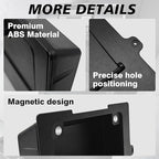 Muslogy Center Console Hidden Organizer Compatible with 2024 2025 2026 Toyota Tacoma Accessories Magnet Armrest Hidden Storage Box Middle Console Insert Secret Organizer Compartment ABS Material