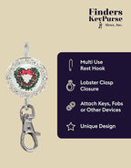 Women’s Bag Charm Key Finder, Car Keychain Hook, Cute Purse Organizer & Tote Bag Accessories, Gifts for Mom - Slim Pickings