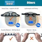Wonder Hanger Max 10-Pack Space Saving Hangers, Reinforced Hooks Swivels 360°, Cascading Hanger, College Dorms & Storage Clos