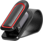 Veharvim Sunglass Holder for Car (One-Handed Operation, Gentle & Secure Hold, Silicone Padded, Universal Fits Sunglass and Car Visor) - Sunglasses Clip for Car Visor
