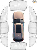 KMF 10pcs Thicken Sun Shades for Volvo XC90 2016-2025 Accessories, Full Car Window Covers Sunshade for Windshield Side Rear, UV Block and Blackout Protect Privacy for Car Camping