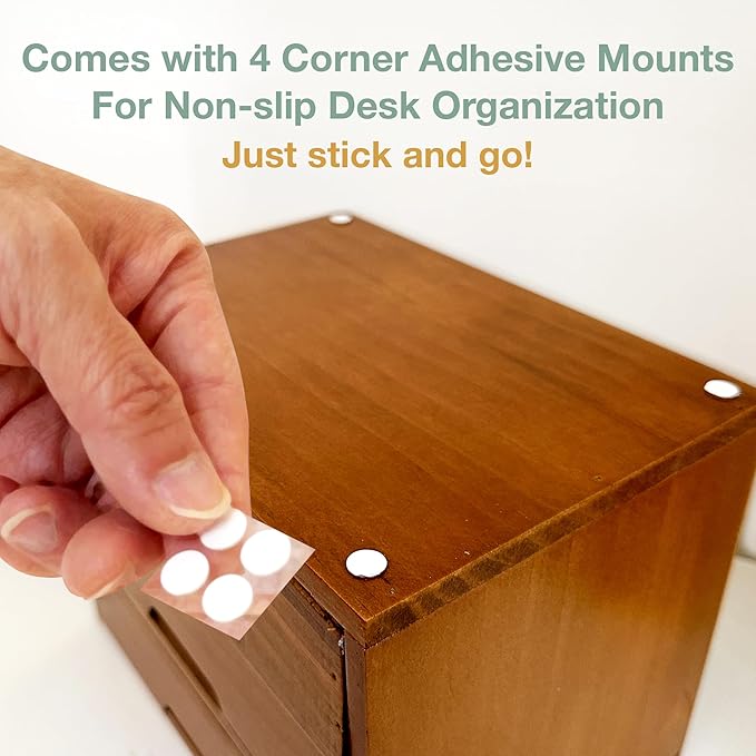 Emerald Green Wood 16-Drawer Apothecary Small Cabinet - 20"x3.6”x14” Card Catalog Style Table Top Organizer - Wooden Storage 