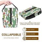 Cactus Car Trash Can with Lid Collapsible Reusable Waterproof Car Garage Bag,Automotive Garbage Can,Car Accessories Interior Car Organizer