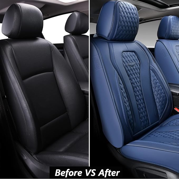 Coverado Seat Covers, Car Seat Covers Front Seats, Blue Car Seat Cover, Waterproof Car Seat Covers, Car Seat Cushion, Front C