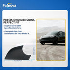 Right Rearview Mirror Cover Bracket, Compatible with Tesla Model Y 2020-2026, Side Mirror Base Cover Replacement Part, Suitable for Tesla Model Y Accessories（Black）