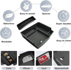 SKTU 2Pack for 2025 2026 Kia Carnival Center Console Organizer for 2025 2026 Kia Carnival Console Tray 2025 2026 Carnival Front Tray Kia Carnival 2025 2026 Accessories Insert Glove Pallet Organizer