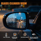 GXARTS Right Passenger Side Mirror Glass Heat Blind Spot 89731-0E371 Compatible With Toyota Highlander 2020 2021 2022 2023 2024