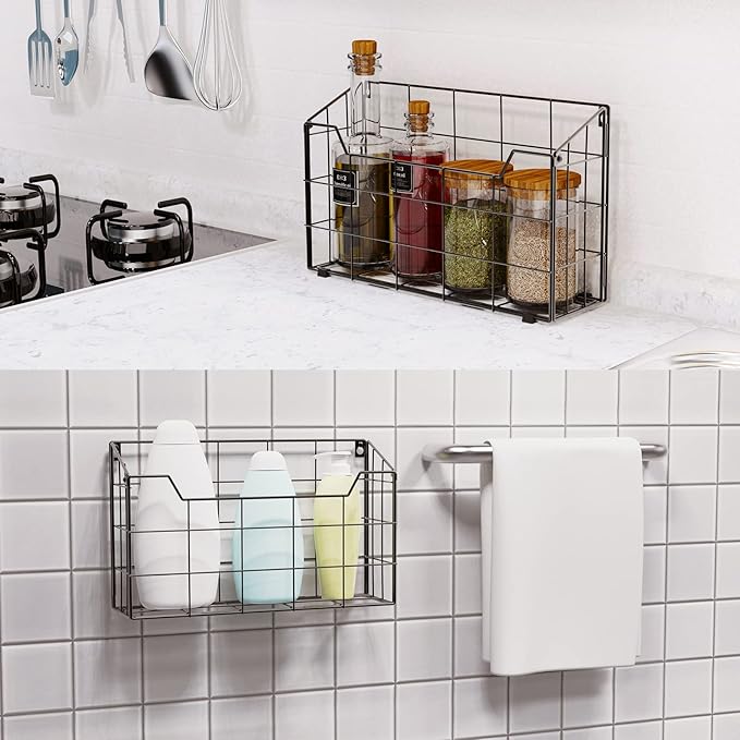 Univivi Wall File Organizer Hanging File Holder Magazine File Holder Desktop File Organizer for Document Paper Mail Home Offi