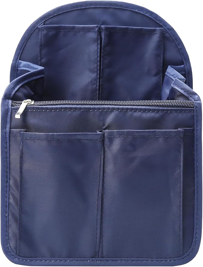 Surblue Backpack Organizer Insert Liner Hanging Travel Rucksack Purse and Handbag Insert Pocket, High-capacity Divider Foldab