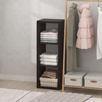 Furinno Cubic Closet Organizers and Storage, 3-Cube Closet Organizer, Open Shelf Closet Storage, Extra Thick Frame for Wardro