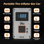 Tire Inflator,150 PSI, Air Compressor, Car Tire Pump, Air Pump for Car Tires, Bike Inflator, Car Accessories for Cars, Motorcycles & Bikes