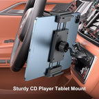 PLDHPRO CD Slot Tablet Car Mount for 5.1-15.6'' Devices, Universal iPad Holder for Car, Adjustable CD Player Phone Mount Compatible with iPhone, iPad, Galaxy Tab, Samsung Z fold, Navigation Gadget