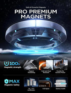 LISEN for MagSafe Car Mount Magnetic Phone Holder for Your Car Magnet Air Vent Cell Phone Holder Mount Car Accessories Gift for Men Women fit iPhone 17-12 Dashboard Mount Kits