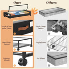 Yecaye 70L Under Bed Storage with Wheels, 3 Pack Larger Capacity Under Bed Storage Containers, Underbed Shoe Storage Organize