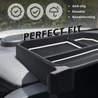 Muslogy Dashboard Storage Box for 2024 2025 2026 Tacoma & 2025 2026 4Runner Accessories Center Console Organizer w/ 8-inch Screen for SR SR5 TRD PreRunner TRD Sport Off-Road Pro Trailhunter (White)