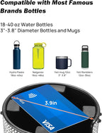 JOYTUTUS Upgraded Car Cup Holder Expander with Offset Base, Fit for YETI, Hydro Flask, Large Cup Holder Expander for Car Hold