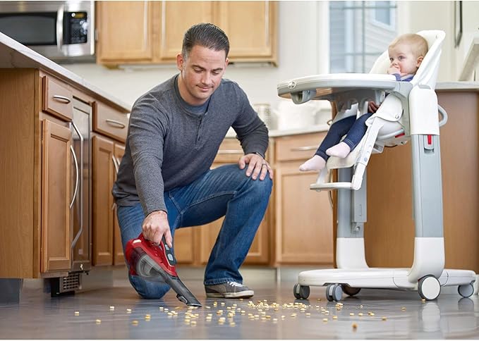 BLACK+DECKER dustbuster AdvancedClean Cordless Handheld Vacuum, Home and Car Vacuum (HLVA320J26)