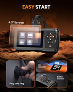 ANCEL HD431 Heavy Duty Truck Scanner, DPF Regen & Forced Reset for Paccar & Detroit Engines, Full System Diagnostics Diesel