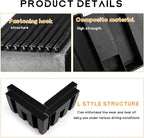 4PCS Multipurpose Cargo Organizer Blocks, Plastic Cargo Storage Organizer Blocks for Wool Carpet Trunk, Grocery Trunk Divider