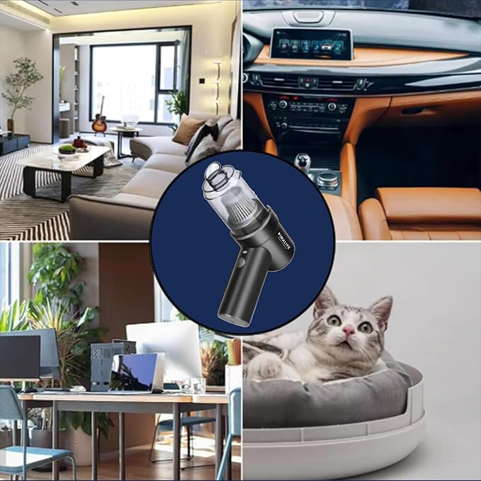 VIMALIFE 10000Pa Cordless Car Vacuum Cleaner & Air Duster