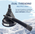Rain-X 2-in-1 All Season Washer Fluid Two Pack, 2 x 1 Gallon - Ultimate Visibility, Protection Plastic Funnel Spout for Easy 