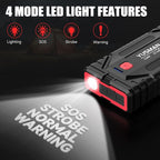 Jump Starter, 7000A Car Jump Starter, 12V Battery Jump Starter Pack, Portable Charger and Jumper Cables for All Gasoline and