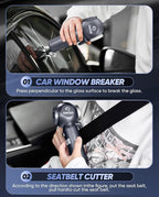 Saker 6 in 1 Car Vacuum Cleaner, 20000PA Handheld Vacuum Cordless Rechargeable 7800mAH with Type-C Reverse Charging, Window B