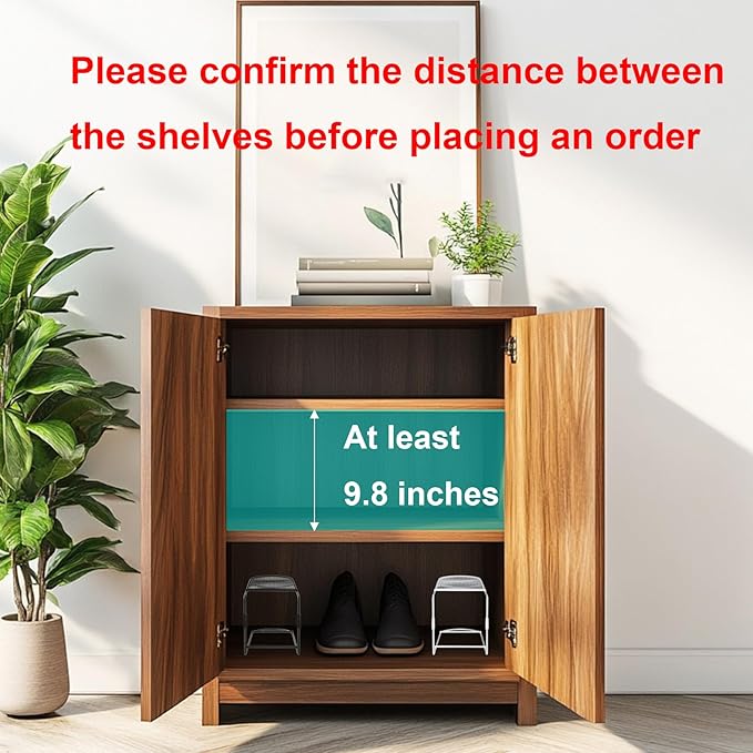 CiBiZi Shoe Slots Organizer 10Pack Metal Shoe Stackers for a Pair of Shoes Display Shelf Shoe Holder Shoe Storage Closet Orga