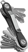 KeySmart Rugged - Multitool Key Holder for Keychain w/Bottle Opener and Pocket Clip, Organizer for Keys, EDC Keychains, Ring 