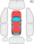 KMF 8pcs Thicken Full Sun Shades for Mazda CX-5 Accessories 2017-2025, Car Window Covers Sunshade for Windshield Side Rear, UV Block and Privacy Blackout for Car Camping Outdoor
