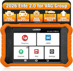 2026 LAUNCH Creader Elite V2.0 OBD2 Scanner for VW Audi Skoda Seat, Full Systems Bi-Directional Scan Tool for VAG Vehicles,