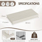 24 Inch Floating Shelves, 12" Deep Floating Shelf Wall Mounted, 24" Wall Shelves, Rustic Deep Bookshelf, Extra Deeper & Thick