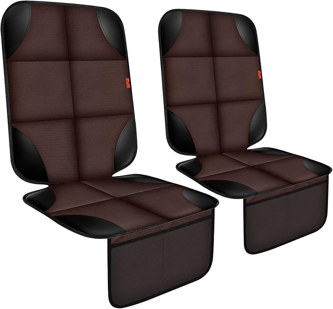 Car Seat Protector 1 Pack Car Seat Cushion Mat Thickest Padding,Waterproof 600D Fabric Car Seat Covers for Non-Slip Backing M