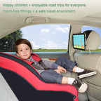 TFY Car Mount Universal Car Headrest Mount Holder with Silicon Holding Net Compatible with Both 4.5-6 Inch Phones and 7-10.5 Inch Tablets