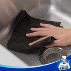 MR.SIGA Microfiber Cleaning Cloth, All-Purpose Microfiber Towels, Streak Free Cleaning Rags, Pack of 12, Black, Size 32 x 32 