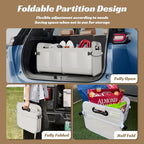 Sposuit Trunk Organizer for Car - 70L Collapsible Trunk Storage with 11 Pockets & Reinforced Handles, SUV Trunk Organizers for