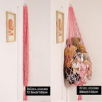 Amdermi Novel Stuffed Animal Hammock Corner Hanging Net for Stuff Aniaml Storage Macrame Toy Display Plush Toy Holder-Perfect