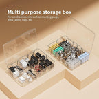 Clear Acrylic Makeup Organizer with Cover - 12 Compartments Cosmetic and Jewelry Organizer for Vanity and Desk Storage