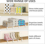 6-Piece Wire Shelf Dividers for Closet Organization, Upgraded C-Clips Adjustable Metal Shelf Dividers Suitable For Bedrooms &