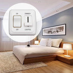 RV 12V DC Toggle Switch with High Side Dimmer Control for LED, Halogen, Incandescent - RV, Auto, Truck, Marine, and Strip Lighting (White)