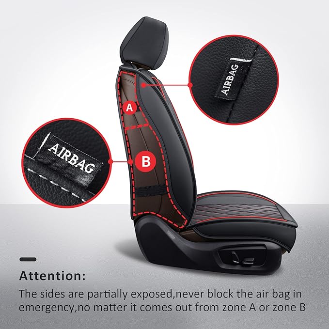MIROZO Seat Covers for Car,Waterproof Seat Cover Full Set Vehicle Cushion Cover Automotive Seat Protector Breathable Universa