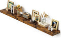 Vivelove 12 Inch Deep Floating Shelves 72 inch Long, 72 x 12 Wide Wall Shelves with Invisible Brackets, for Bedroom Bathroom 