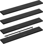 IEO Long Wooden Floating Shelves for Room Wall, Natural Wood Floating Shelves Wall Mounted Kitchen Shelf for Living Room, Bed