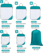 Compression Packing Cubes, Gonex Extensible Storage Mesh Bags Organizers